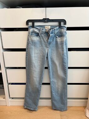 L'AGENCE Light Blue Straight-Leg Women's Jeans